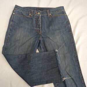 J.‎ Crew Blue Straight Jeans Classic Denim size 8